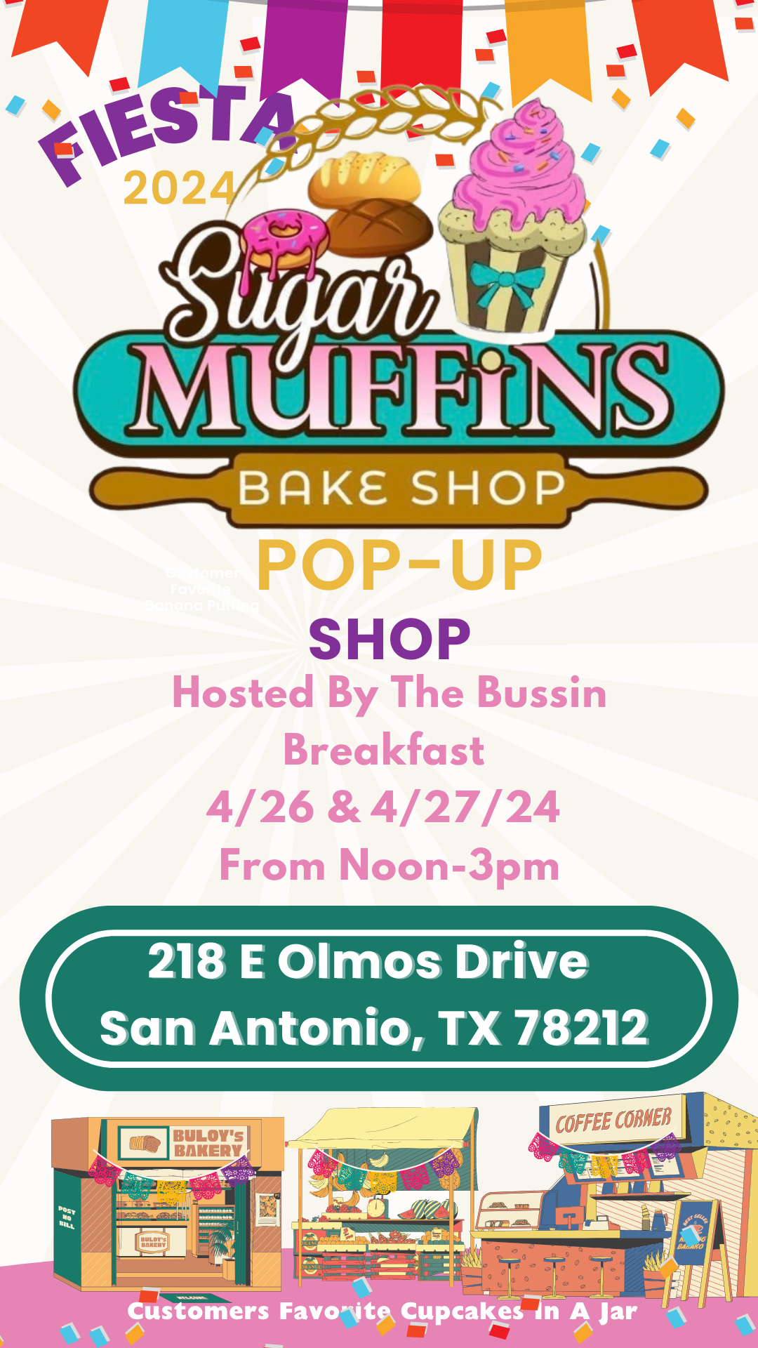 Join us this Friday & Saturday at The Bussin Breakfast from 12pm - 3pm